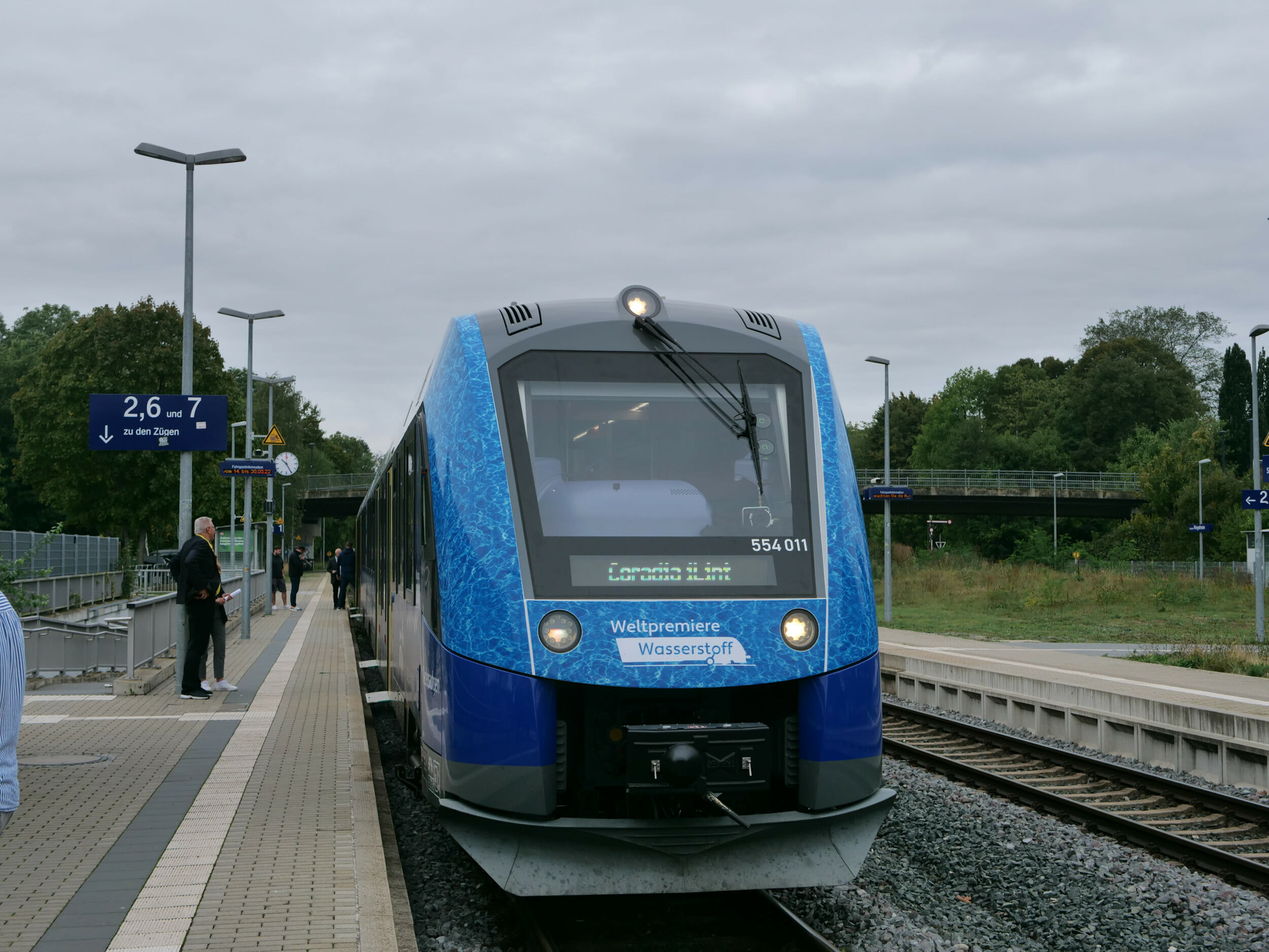 Wasserstoffzug auf Rekordfahrt: Von Bremervörde bis Burghausen